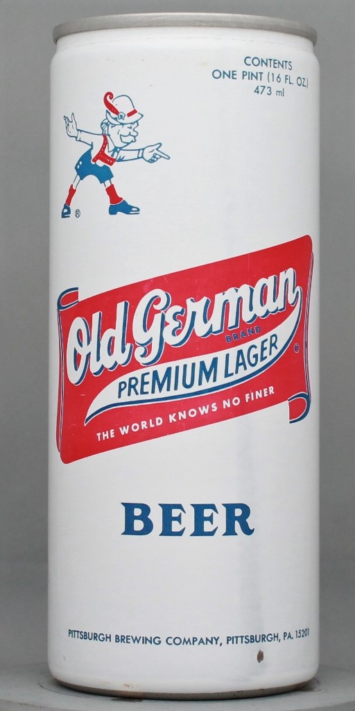 Old German Brand Premium Lager Beer 16 Oz Tab Top Can
