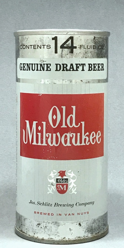 Old Milwaukee Draft 14 Oz Tab Top Can