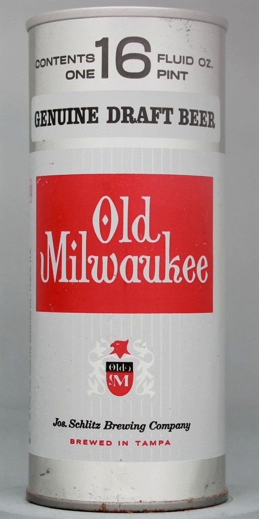 Old Milwaukee Genuine Draft 16 Oz Zip Top Can