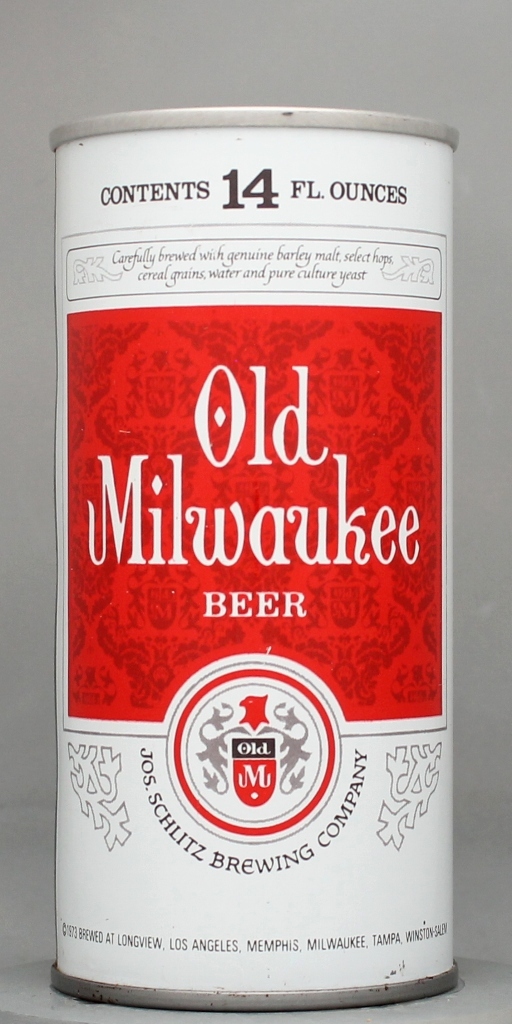 Old Milwaukee Beer 14 Oz Tab Top Can