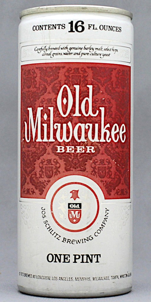 Old Milwaukee Beer 16 Oz Tab Top Can
