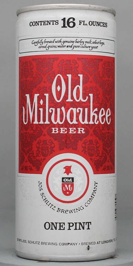 Old Milwaukee Beer 16 Oz Tab Top Can