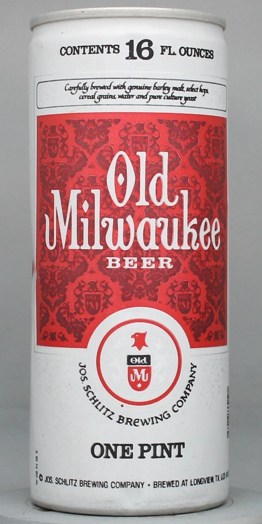 Old Milwaukee Beer 16 Oz Tab Top Can
