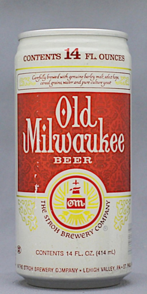 Old Milwaukee Beer 14 Oz Tab Top Can