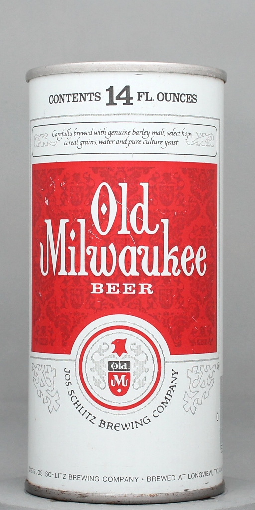 Old Milwaukee Beer 14 Oz Tab Top Can
