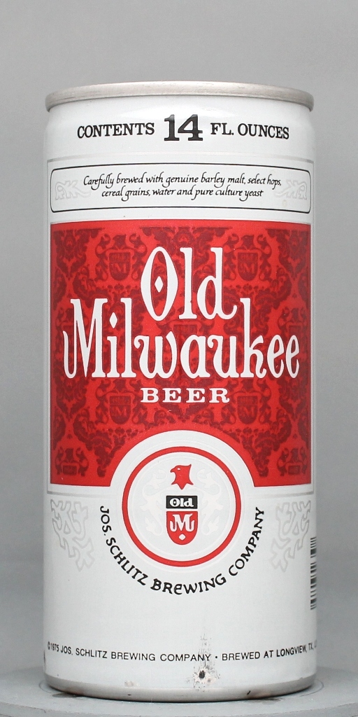 Old Milwaukee Beer 14 Oz Tab Top Can