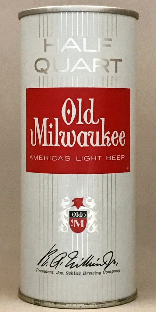 Old Milwaukee America's Light Beer 16 Oz Tab Top Can