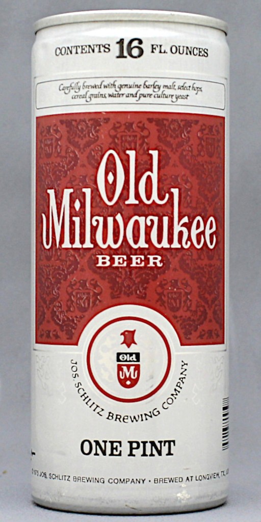 Old Milwaukee Beer 16 Oz Tab Top Can