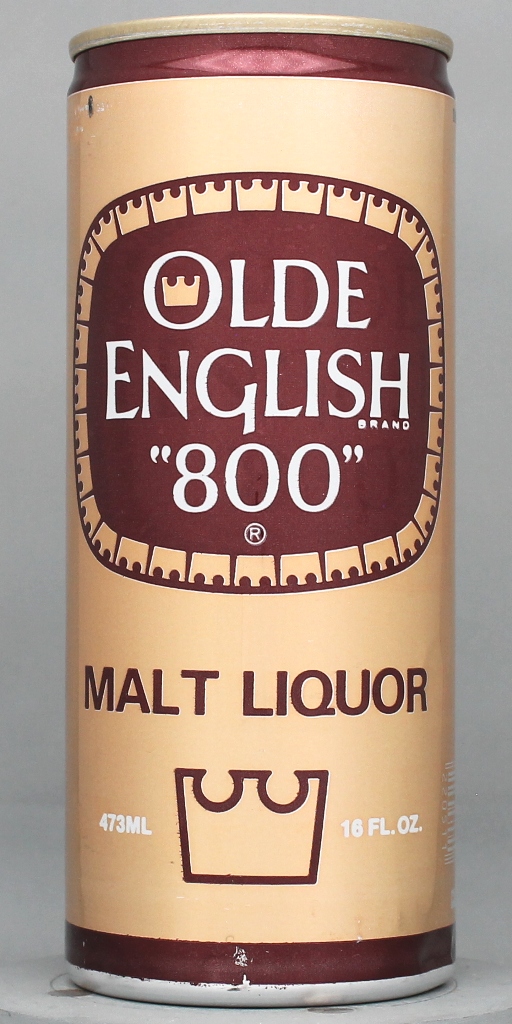 Old English Brand "800" Malt Liquor 16 Oz Tab/Stay Top Can