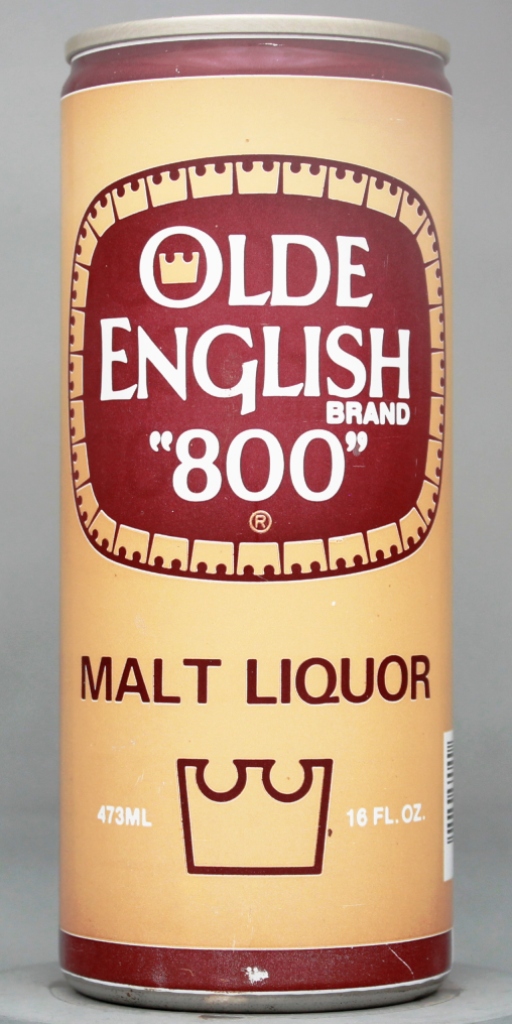 Olde English Brand 800 Malt Liquor 16 Oz Tab Top Can