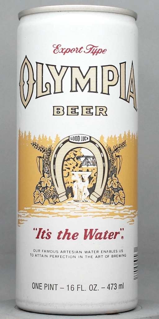 Olympia Pale Export Type Beer 16 Oz Tab Top Can