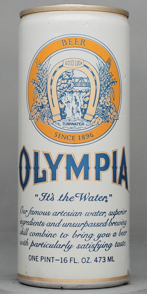 Olympia Beer 16 Oz Tab/Stay Top Can
