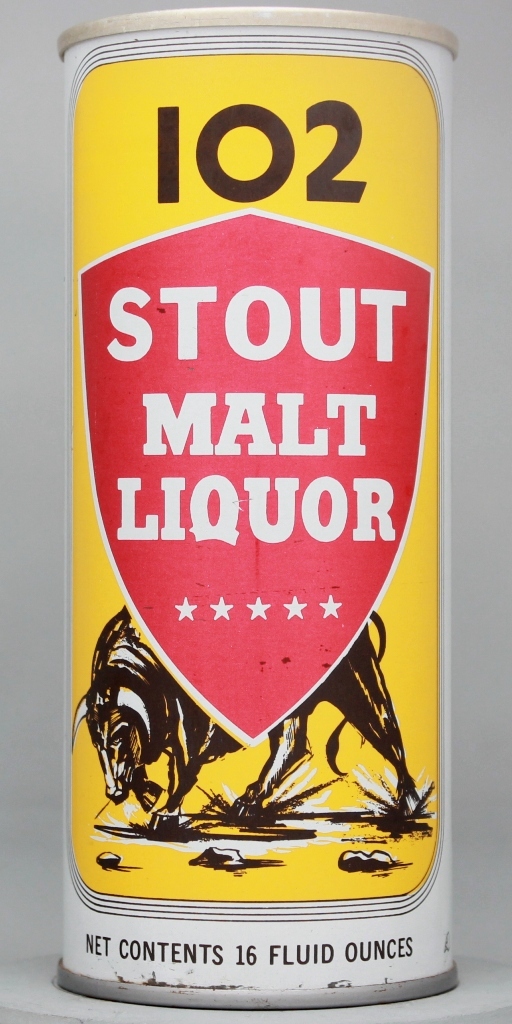 102 Stout Malt Liquor 16 Oz Tab Top Can
