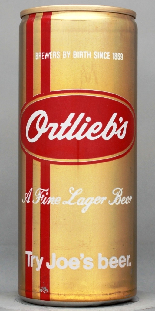 Ortlieb's Fine Lager Beer 16 Oz Tab Top Can