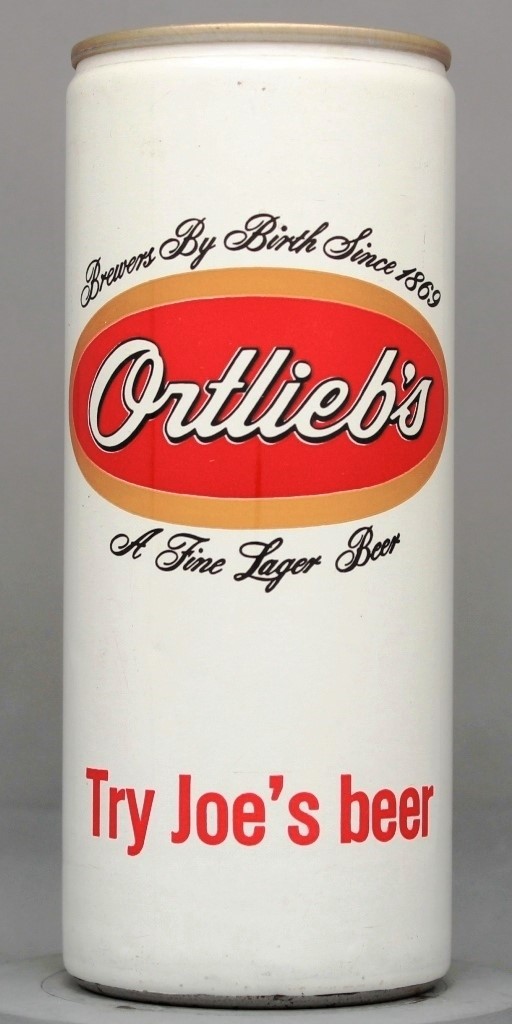 Ortlieb's A Fine Lager Beer 16 Oz Tab Top Can
