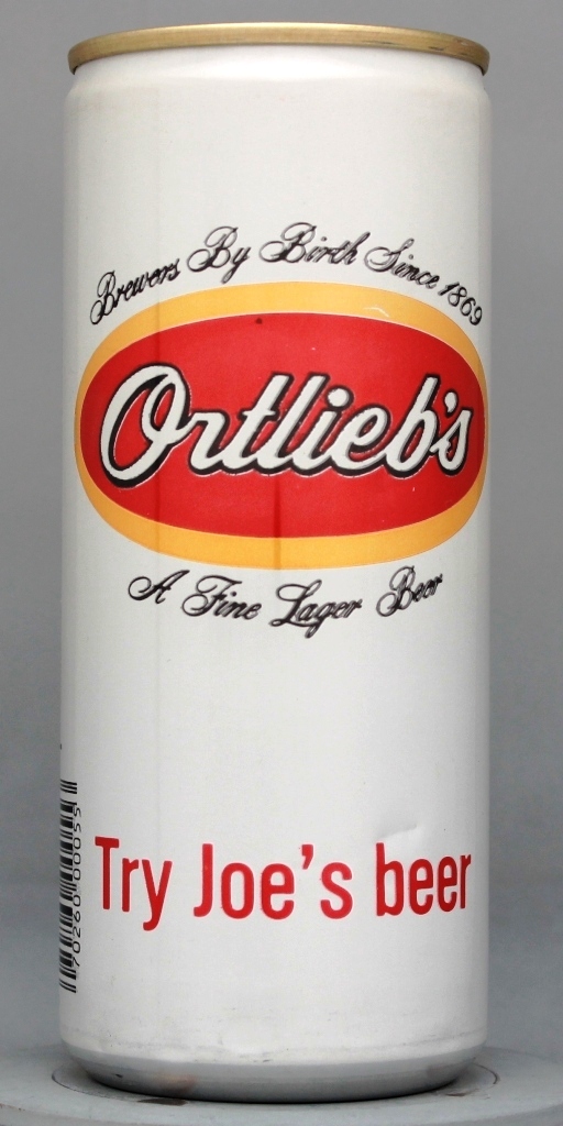 Ortlieb's A Fine Lager Beer 16 Oz Tab Top Can