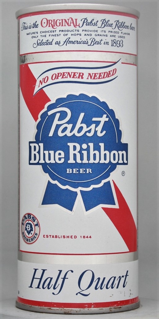 Pabst Blue Ribbon Beer 16 Oz Tab Top Can