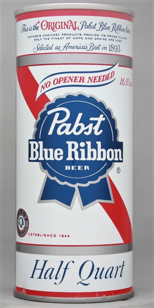 Pabst Blue Ribbon Beer 16 Oz Tab Top Can