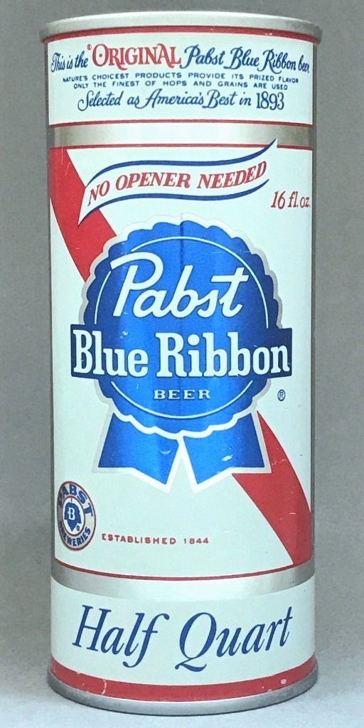 Pabst Blue Ribbon Beer 16 Oz Tab Top Can