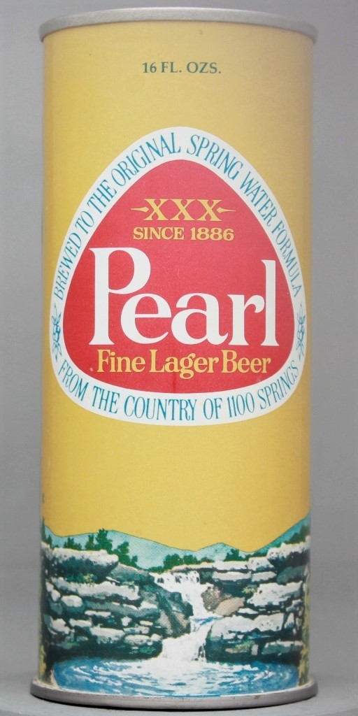 Pearl Fine Lager Beer 16 Oz Tab Top Can
