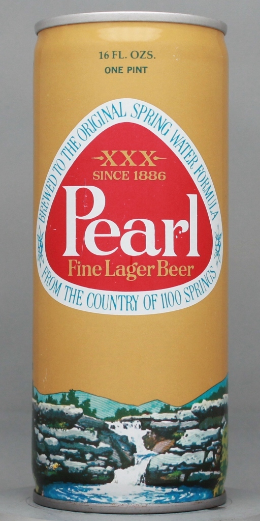 Pearl Fine Lager Beer 16 Oz Tab Top Can