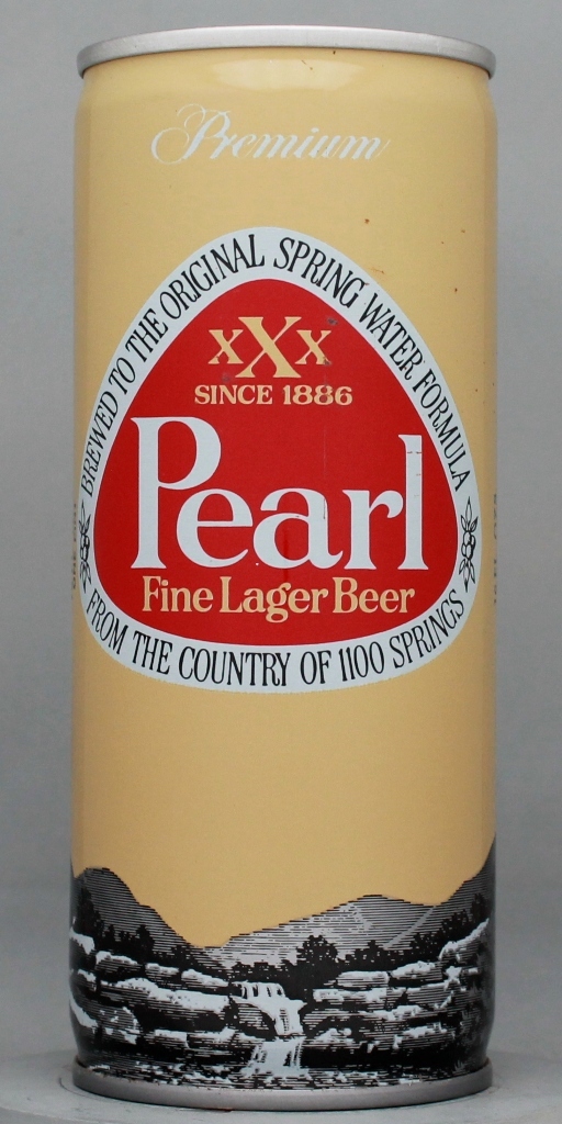 Pearl Fine Lager Beer 16 Oz Tab Top Can