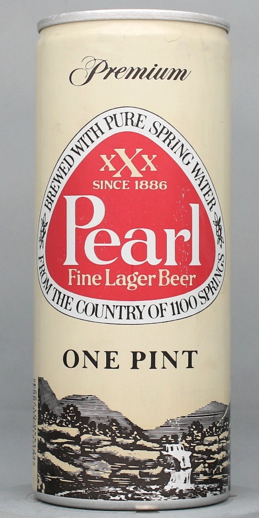 Pearl Fine Lager Beer 16 Oz Tab Top Can
