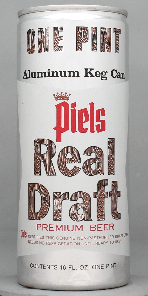 Piels Real Draft Premium Beer Draft 16 Oz Tab Top Can