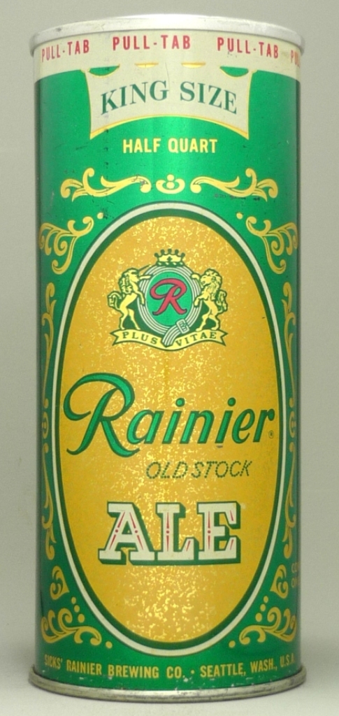 Rainier Old Stock Ale 16 Oz Zip Top Can