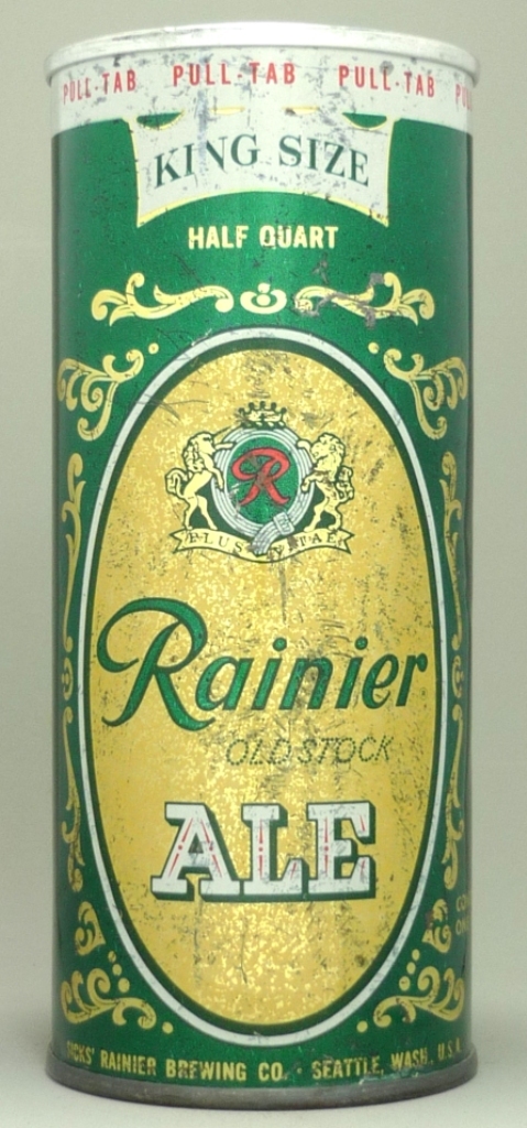 Rainier Old Stock Ale 16 Oz Zip Top Can