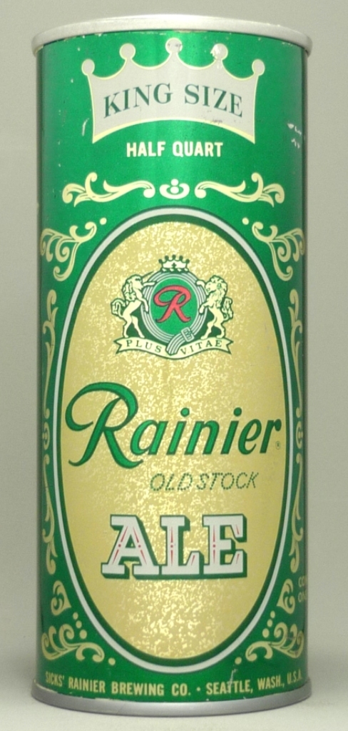 Rainier Old Stock Ale 16 Oz Tab Top Can