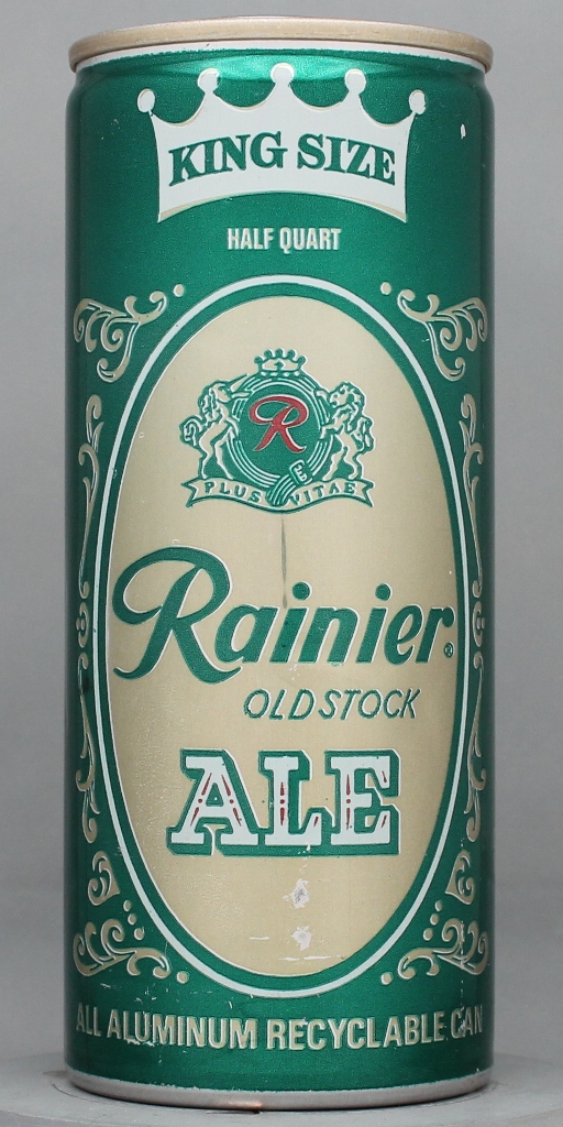 Rainier Old Stock Ale 16 Oz Tab Top Can
