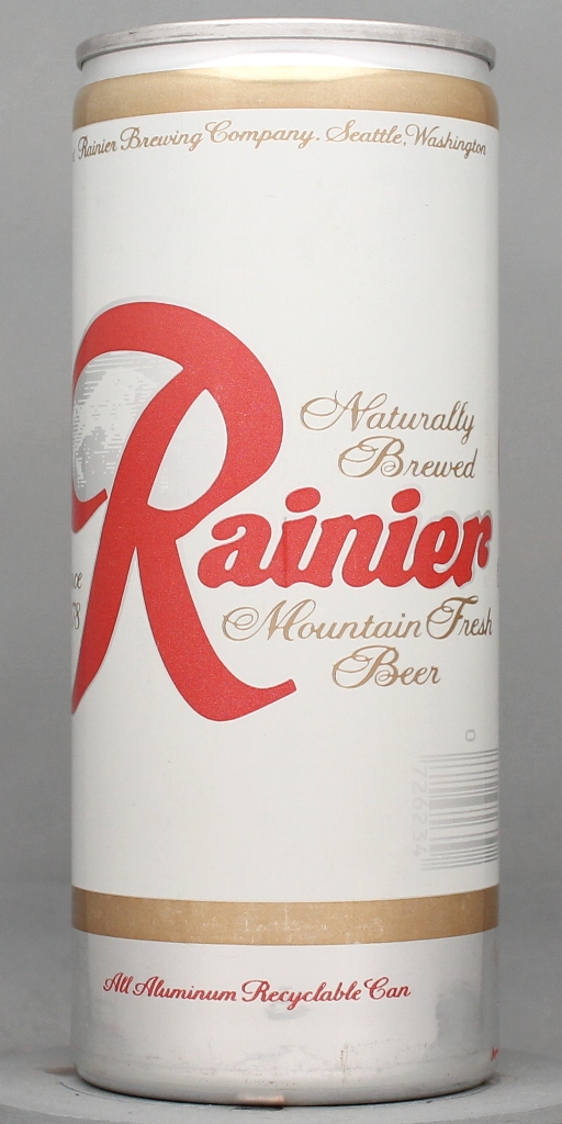 Rainier Mountain Fresh Beer 16 Oz Tab/Stay Top Can