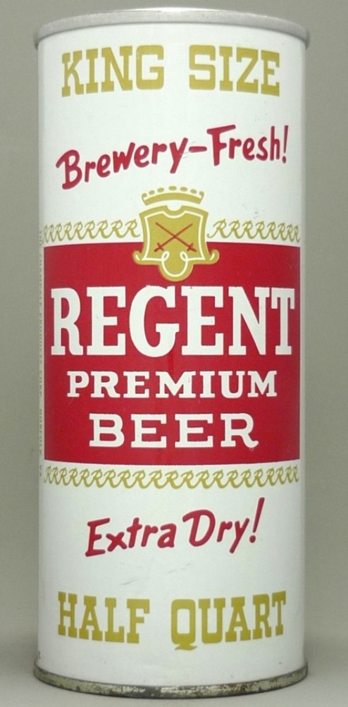 Regent Premium Beer 16 Oz Tab Top Can