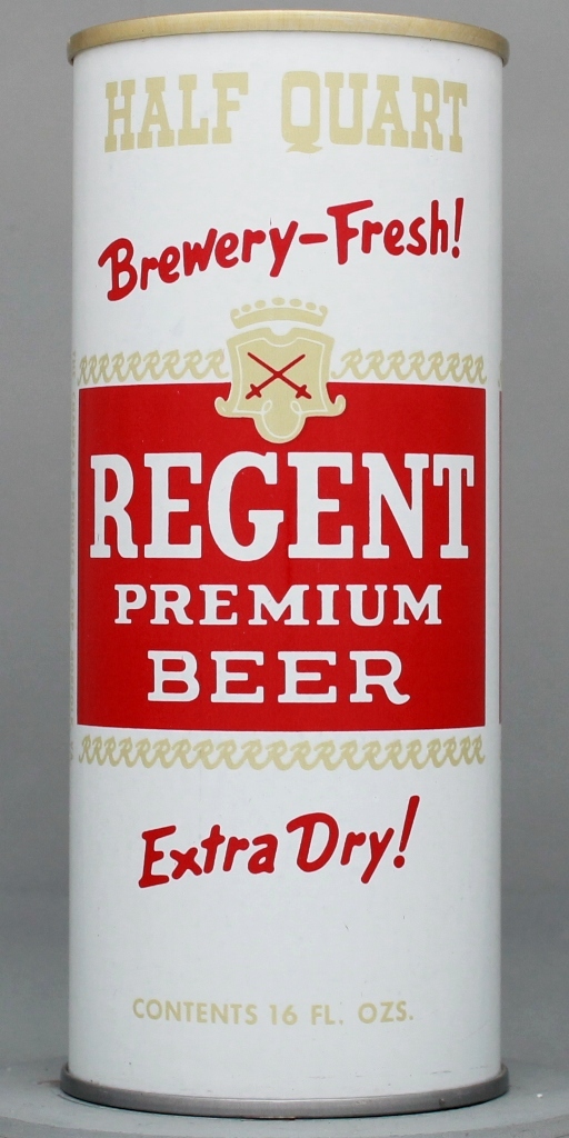 Regent Premium Beer 16 Oz Tab Top Can