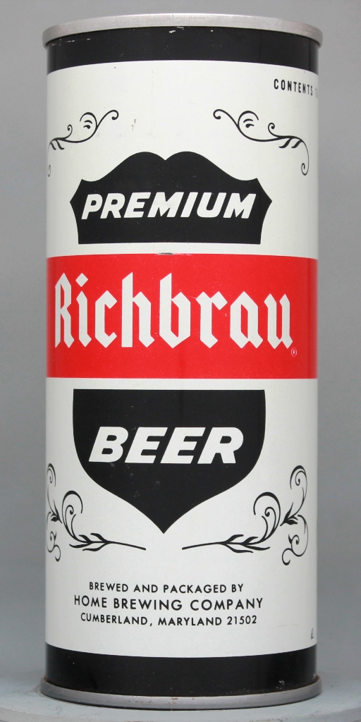 Richbrau Premium Beer 16 Oz Tab Top Can
