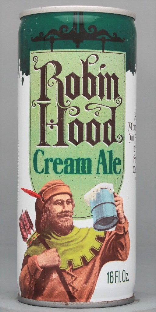 Robin Hood Cream Ale 16 Oz Tab Top Can