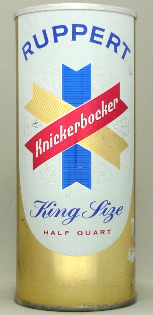 Ruppert Knickerbocker New York's Famous Beer 16 Oz Zip/Tab Top Can