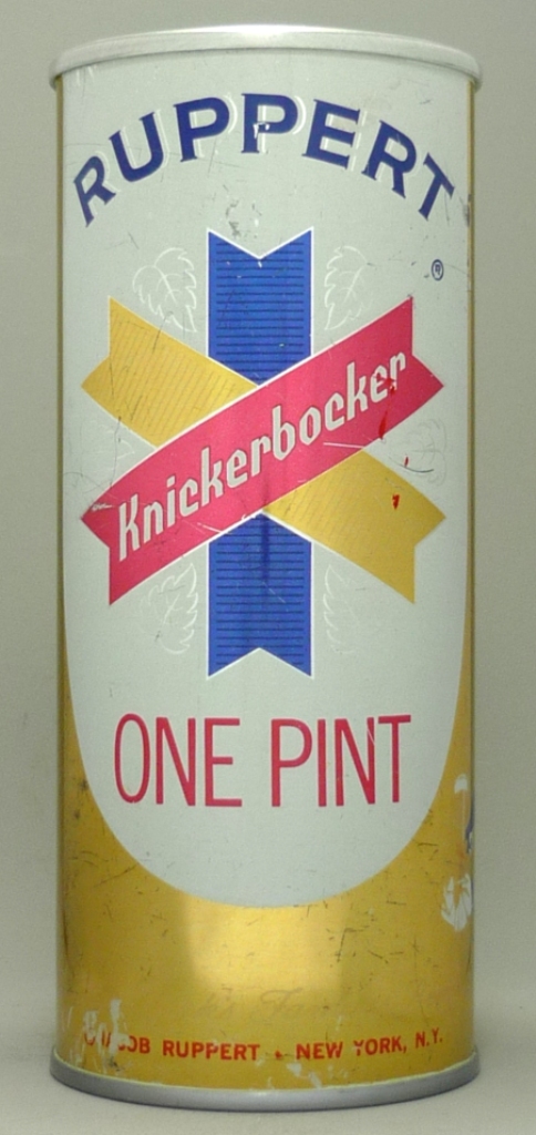 Ruppert Knickerbocker Beer 16 Oz Tab Top Can