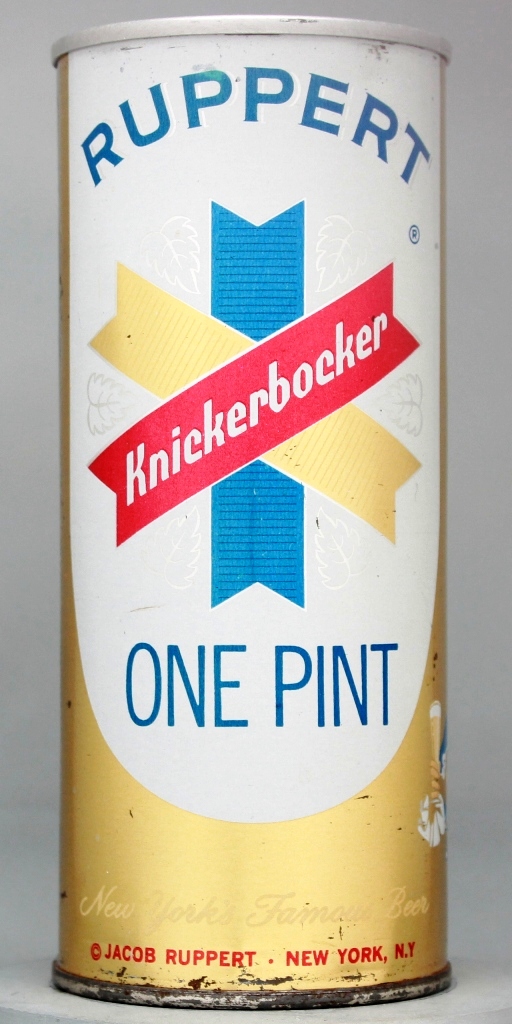 Ruppert Knickerbocker Beer 16 Oz Tab Top Can