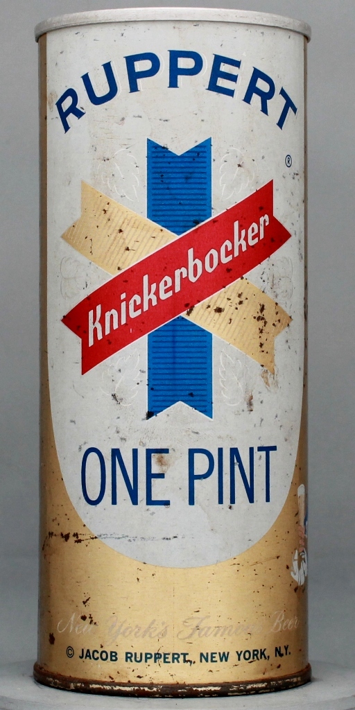 Ruppert Knickerbocker New York's Famous Beer 16 Oz Tab Top Can