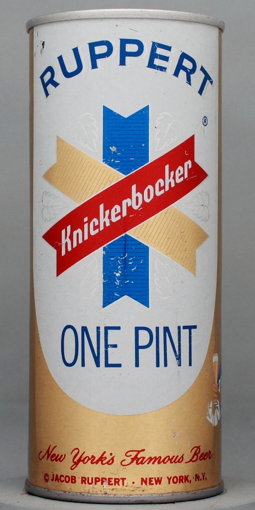 Ruppert Knickerbocker Beer 16 Oz Tab Top Can