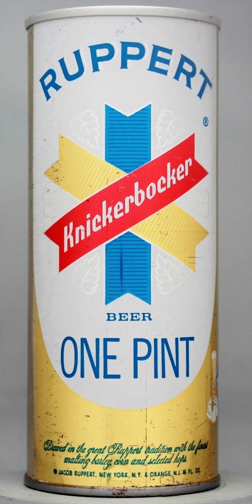 Ruppert Knickerbocker Beer 16 Oz Tab Top Can