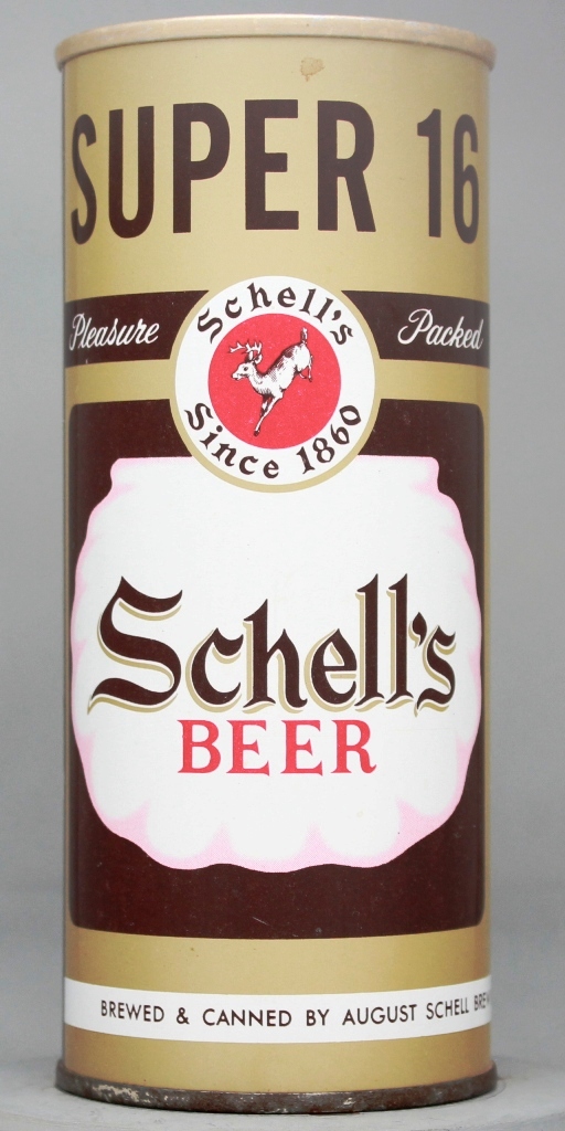 Schell's Beer 16 Oz Tab Top Can