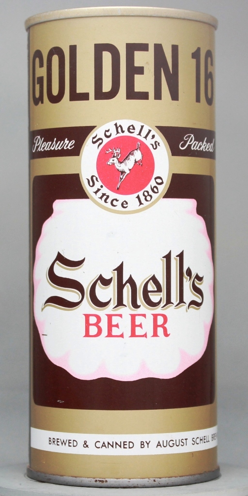 Schell's Beer 16 Oz Tab Top Can
