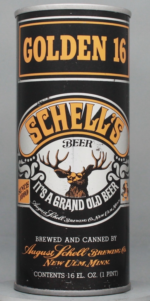 Schell's Beer 16 Oz Tab Top Can