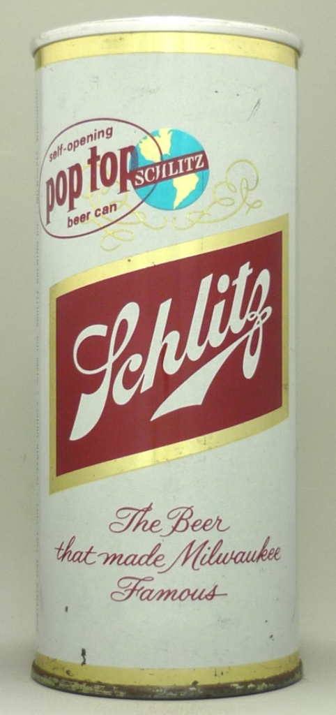 Schlitz Beer 16 Oz Zip Top Can