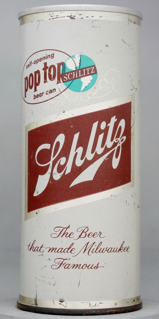 Schlitz Beer 16 Oz Zip Top Can