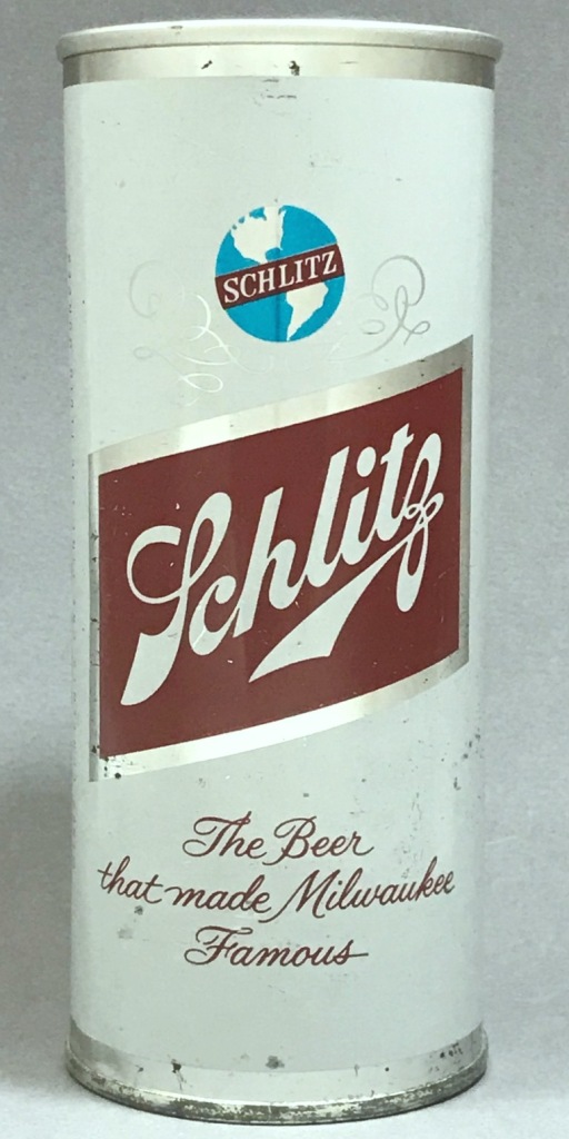 Schlitz Beer 16 Oz Tab Top Can