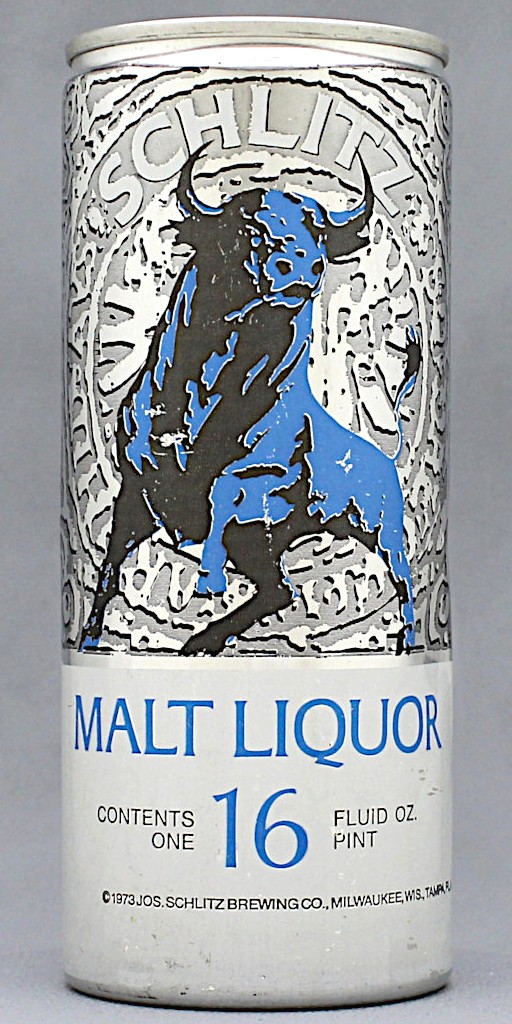 Schlitz Malt Liquor 16 Oz Tab Top Can